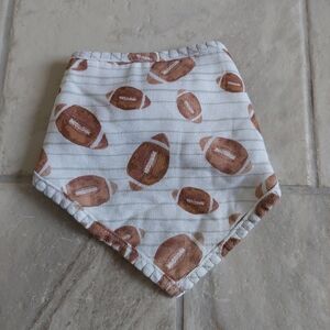 Mud Pie Brown Football Pattern